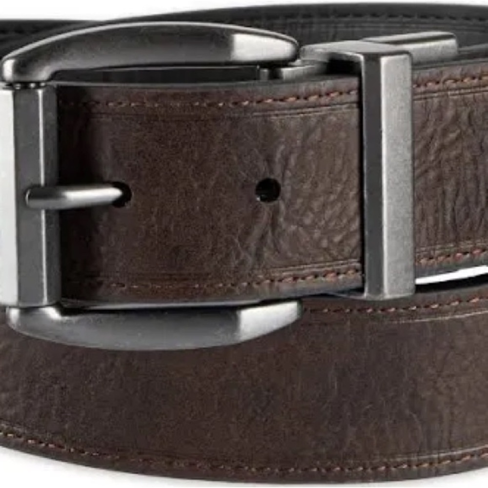 New Levi's Men's Putnam Reversible Belt,Black/Brown,54/56